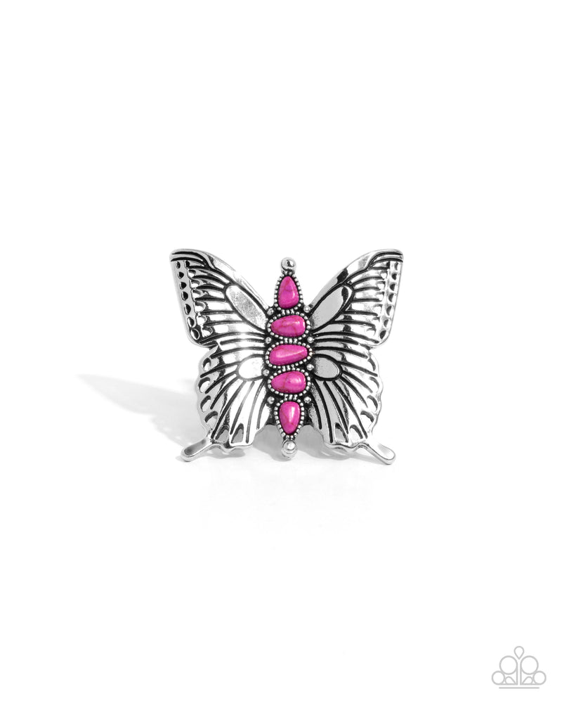 five-dollar-jewelry-brash-butterfly-pink-ring-paparazzi-accessories