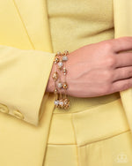 Classy Cruise - Gold Bracelet - Paparazzi Accessories