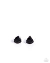 five-dollar-jewelry-sweetheart-stunner-black-post earrings-paparazzi-accessories