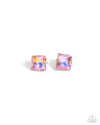 five-dollar-jewelry-squared-soprano-orange-post earrings-paparazzi-accessories