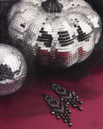 Pristine Precipitation - Black Earrings - Paparazzi Accessories