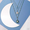 Celestial Caliber - Blue Necklace - Paparazzi Accessories