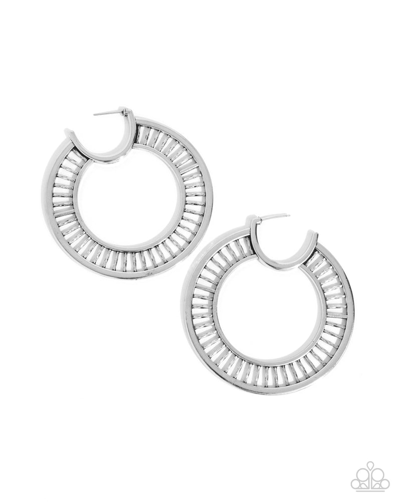 five-dollar-jewelry-set-the-scene-silver-earrings-paparazzi-accessories