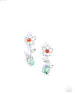 five-dollar-jewelry-whimsical-welcome-orange-post earrings-paparazzi-accessories