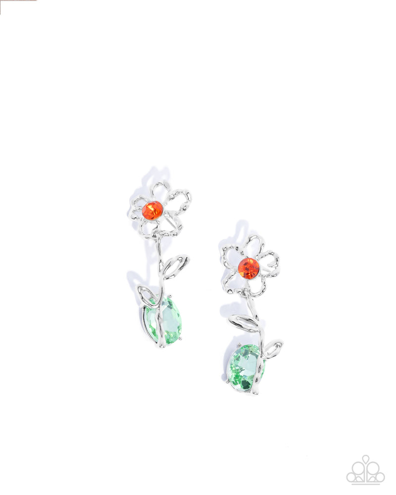 five-dollar-jewelry-whimsical-welcome-orange-post earrings-paparazzi-accessories