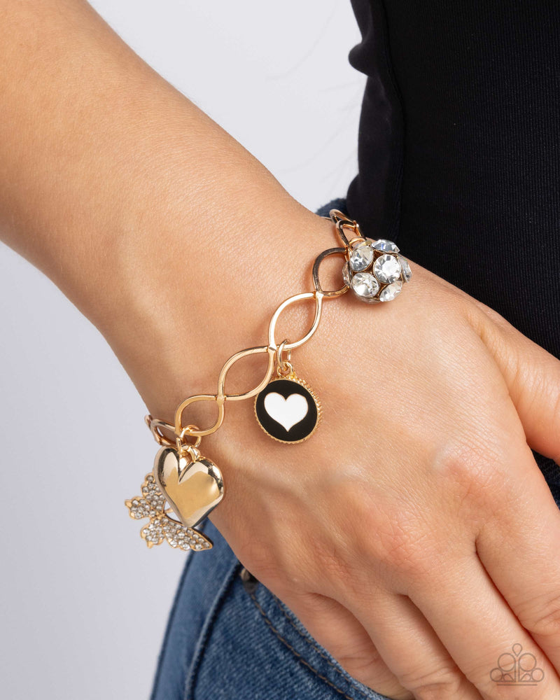 Lullaby Lucky - Gold Bracelet - Paparazzi Accessories