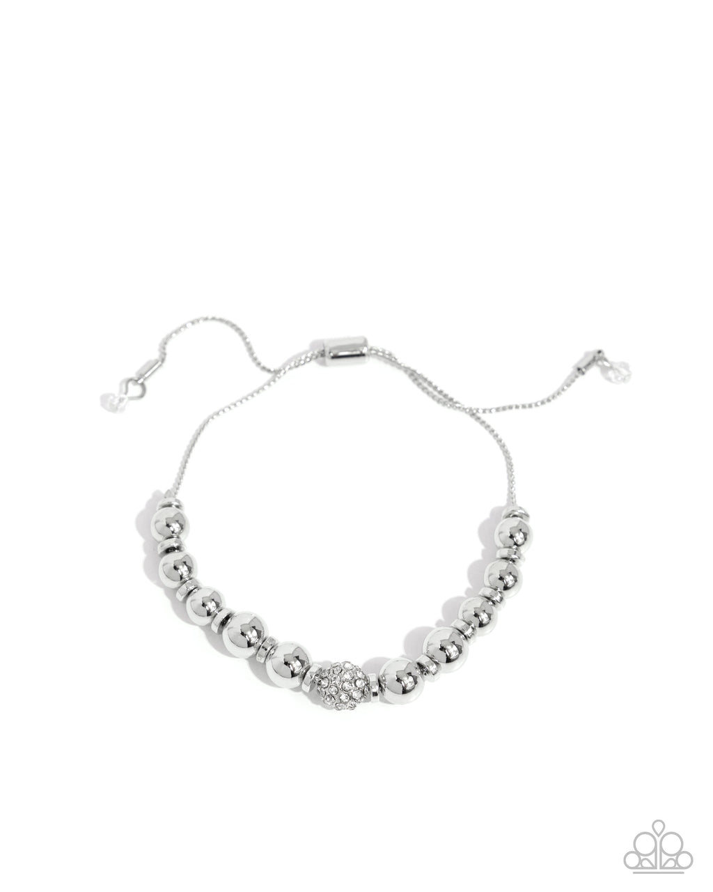 five-dollar-jewelry-slow-and-ready-white-bracelet-paparazzi-accessories