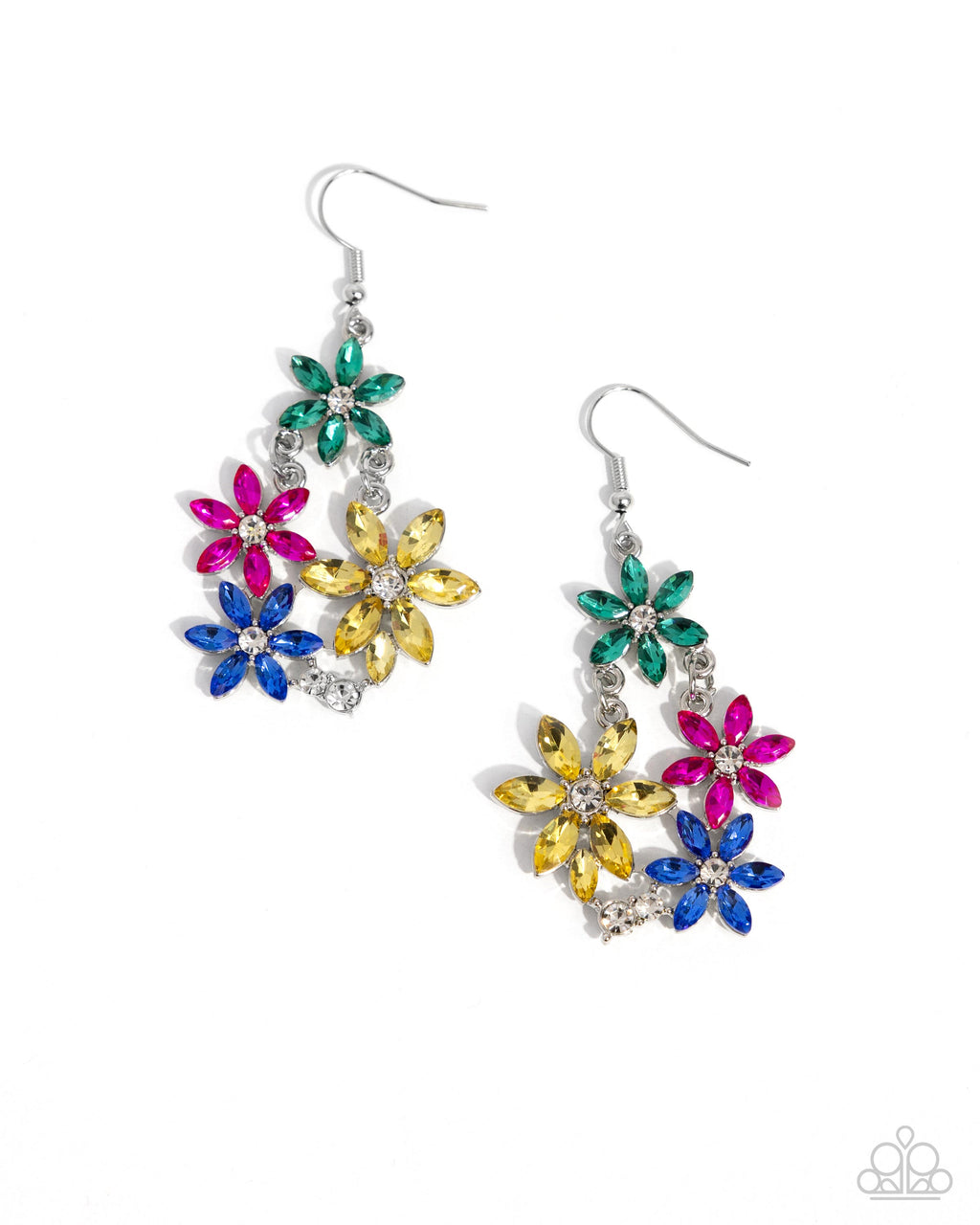 five-dollar-jewelry-floral-founder-multi-earrings-paparazzi-accessories