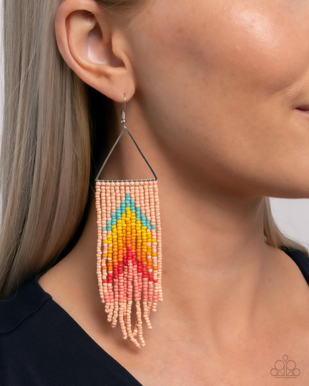 Pointed Promotion - Yellow Earrings - Paparazzi Accessories