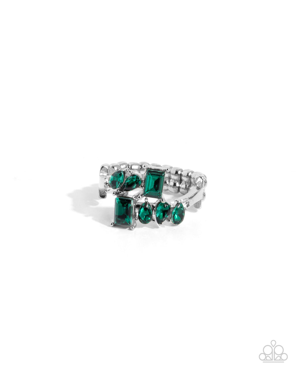 five-dollar-jewelry-continuous-wave-green-ring-paparazzi-accessories