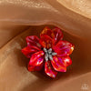 Platonic Petals - Red Ring - Paparazzi Accessories