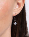 Seeking Out Squares - Black Necklace - Paparazzi Accessories