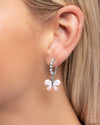 Fly to Your Heart - Pink Earrings - Paparazzi Accessories
