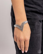 Pressure Point - White Bracelet - Paparazzi Accessories