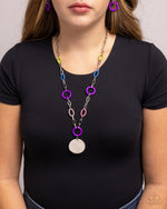 Popularity Contest - Purple Necklace - Paparazzi Accessories