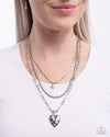 Self-Love - White Necklace - Paparazzi Accessories