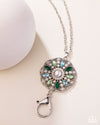 Angelic Arrangement - Green Lanyard - Paparazzi Accessories