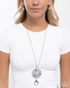 Angelic Arrangement - Green Lanyard - Paparazzi Accessories