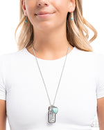 Heart of a Cowgirl - Blue Lanyard - Paparazzi Accessories