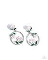 five-dollar-jewelry-rose-to-you-pink-post earrings-paparazzi-accessories