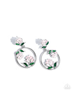 five-dollar-jewelry-rose-to-you-pink-post earrings-paparazzi-accessories