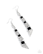 five-dollar-jewelry-cascading-cred-black-earrings-paparazzi-accessories