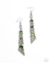five-dollar-jewelry-cascading-cred-green-earrings-paparazzi-accessories