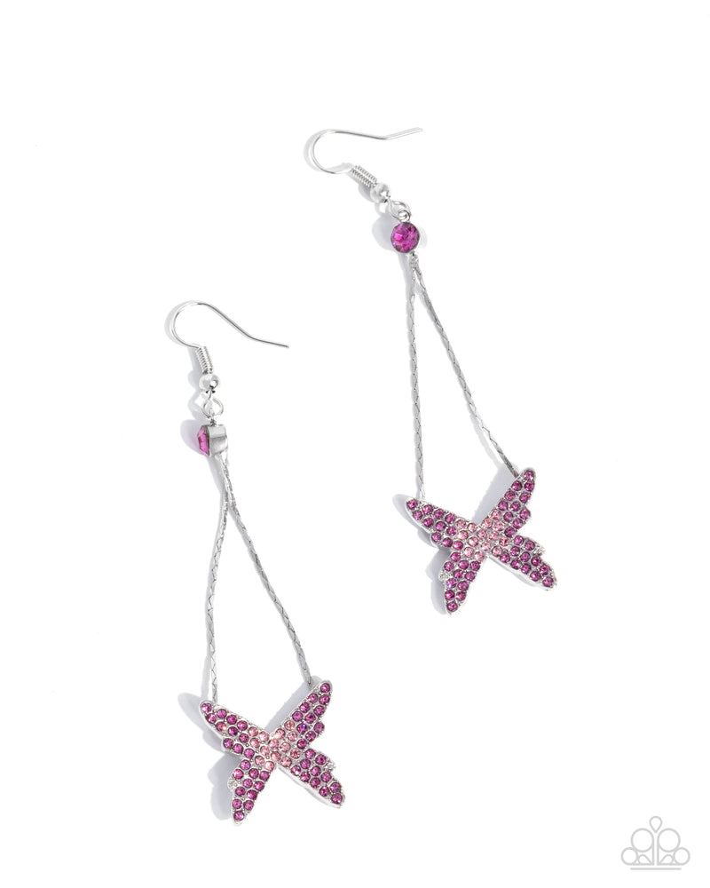 five-dollar-jewelry-pick-a-flight-pink-earrings-paparazzi-accessories