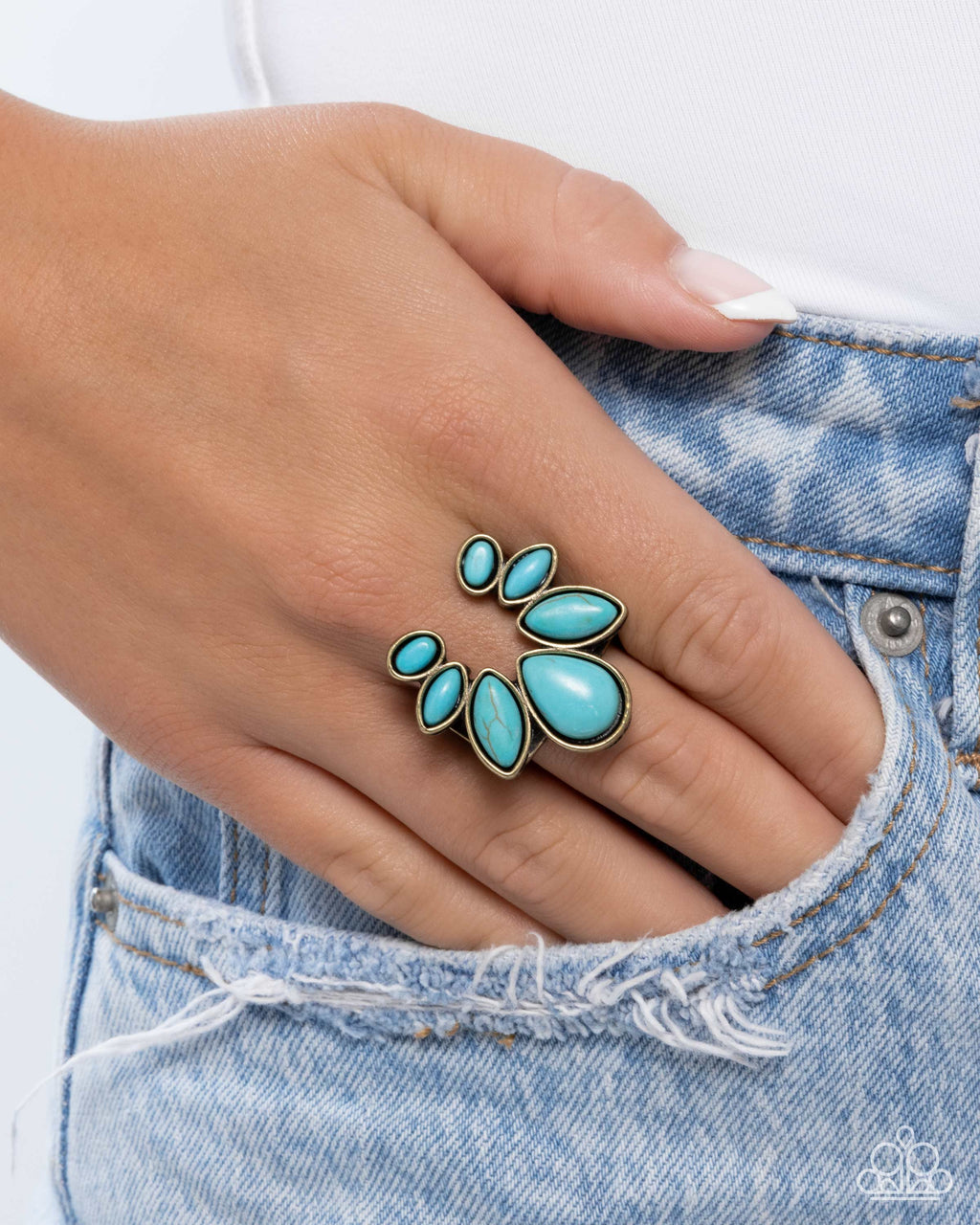 Calm Cavalry - Brass Ring - Paparazzi Accessories