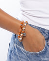 Meaningful Metamorphosis - Orange Bracelet - Paparazzi Accessories
