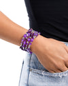 Worldwide Tour - Purple Bracelet - Paparazzi Accessories