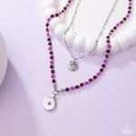 Daring Degree - Purple Necklace - Paparazzi Accessories
