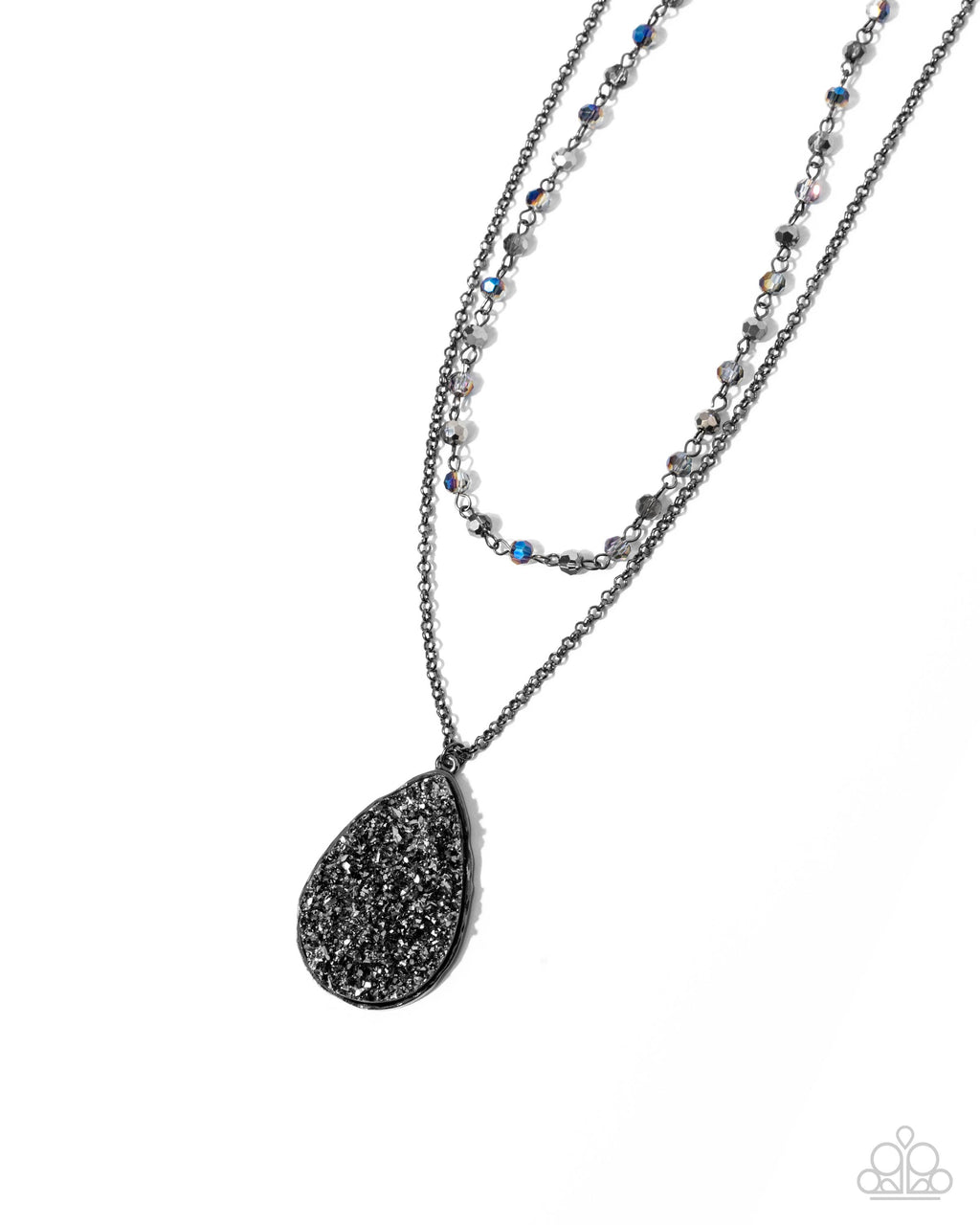 five-dollar-jewelry-druzy-delight-black-necklace-paparazzi-accessories