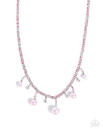 five-dollar-jewelry-shimmery-safeguard-pink-necklace-paparazzi-accessories