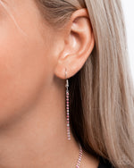 Shimmery Safeguard - Pink Necklace - Paparazzi Accessories