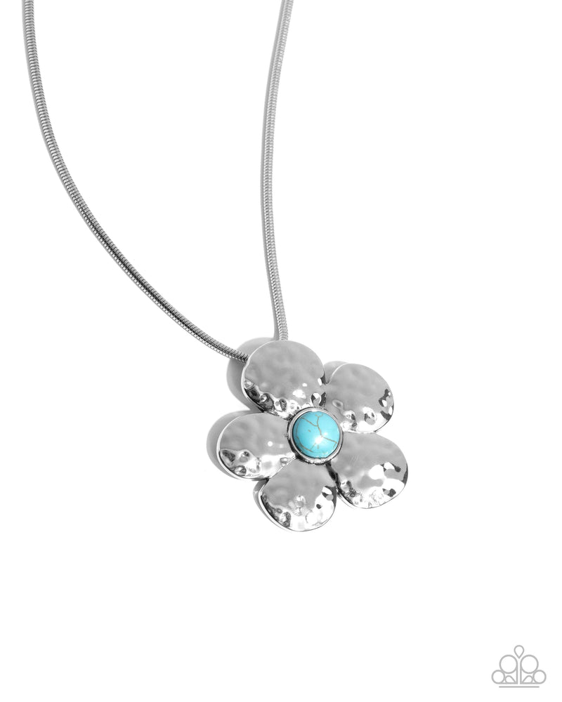 five-dollar-jewelry-tasteful-texture-blue-necklace-paparazzi-accessories