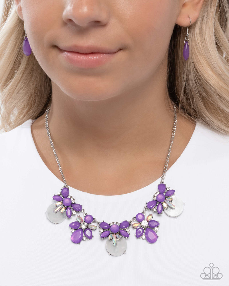 Socialite Statement - Purple Necklace - Paparazzi Accessories