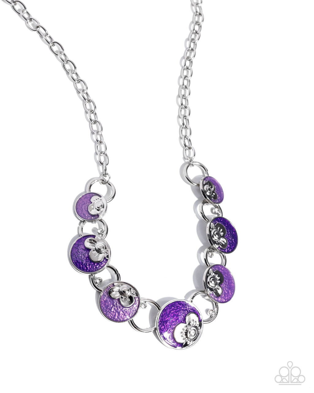 five-dollar-jewelry-blooming-bravado-purple-necklace-paparazzi-accessories