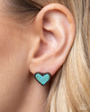 Complete Look - Turquoise Copper Heart Set - Includes 3 accessories - Paparazzi Accessories