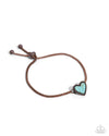 Complete Look - Turquoise Copper Heart Set - Includes 3 accessories - Paparazzi Accessories