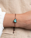 Complete Look - Turquoise Copper Heart Set - Includes 3 accessories - Paparazzi Accessories