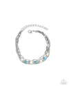 Complete Look - White & Turquoise Stone Set - Paparazzi Accessories
