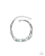 Complete Look - White & Turquoise Stone Set - Paparazzi Accessories