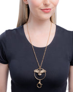 Exemplary Eagle - Gold Lanyard - Paparazzi Accessories