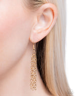 Exemplary Eagle - Gold Lanyard - Paparazzi Accessories