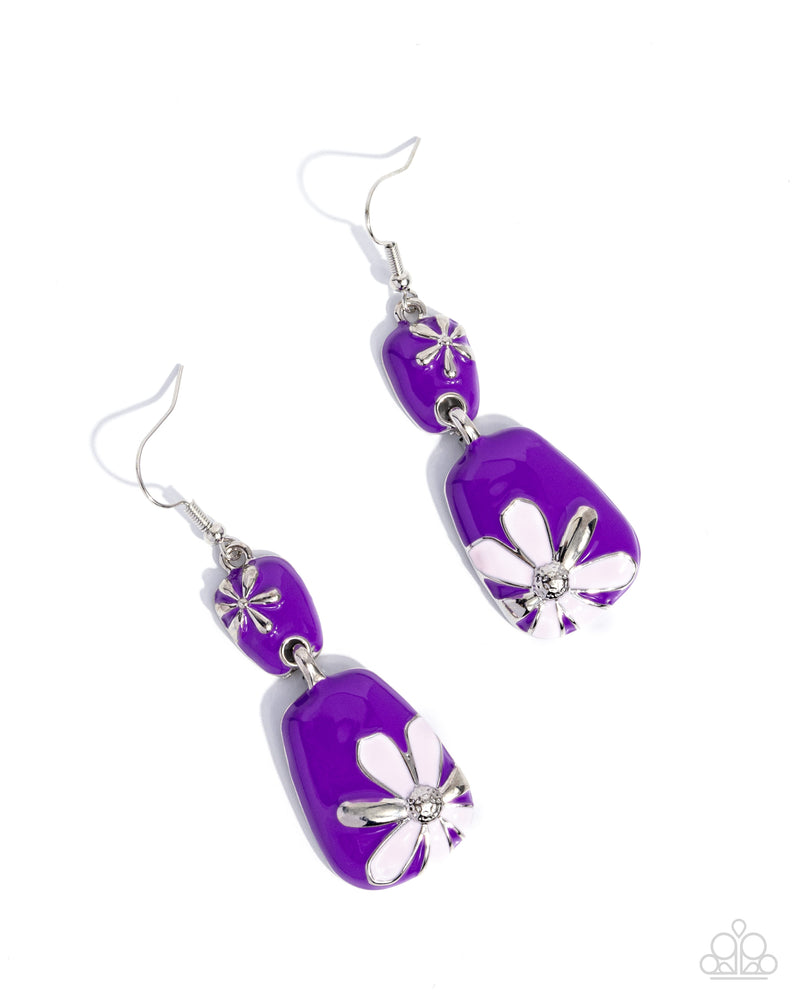 five-dollar-jewelry-floral-familia-purple-earrings-paparazzi-accessories