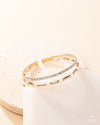 Publicity Pizzazz - Gold Bracelet - Paparazzi Accessories