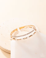 Publicity Pizzazz - Gold Bracelet - Paparazzi Accessories