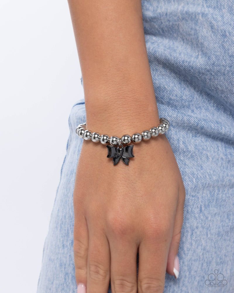 Young Lady - Black Bracelet - Paparazzi Accessories