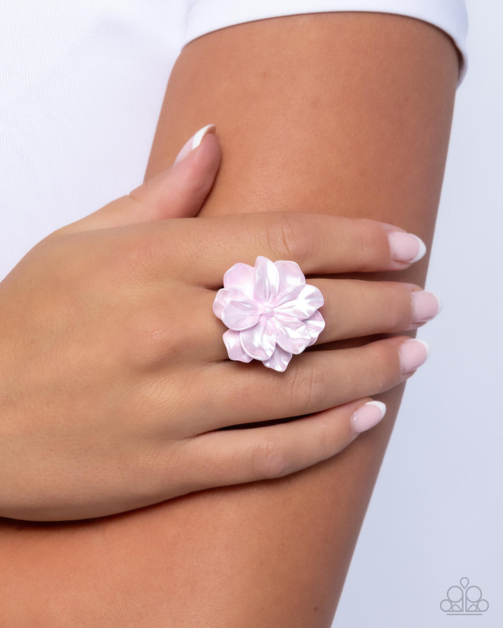 eight-dollar-jewelry-floral-flex-pink-ring-paparazzi-accessories